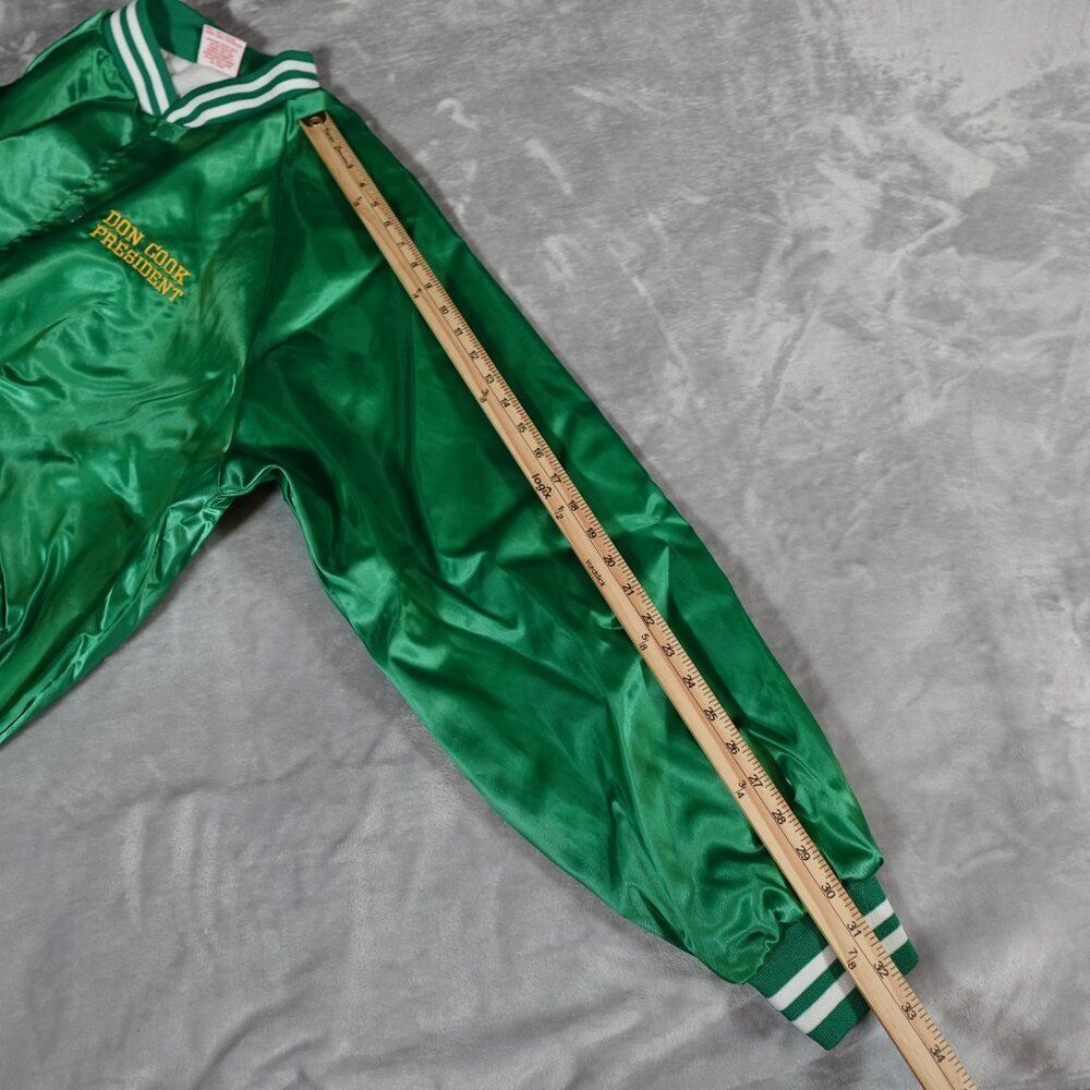 Vintage Lauderhill High School Football Jacket Mens 2XL (Estimated) 2001 Green - Picture 8 of 8